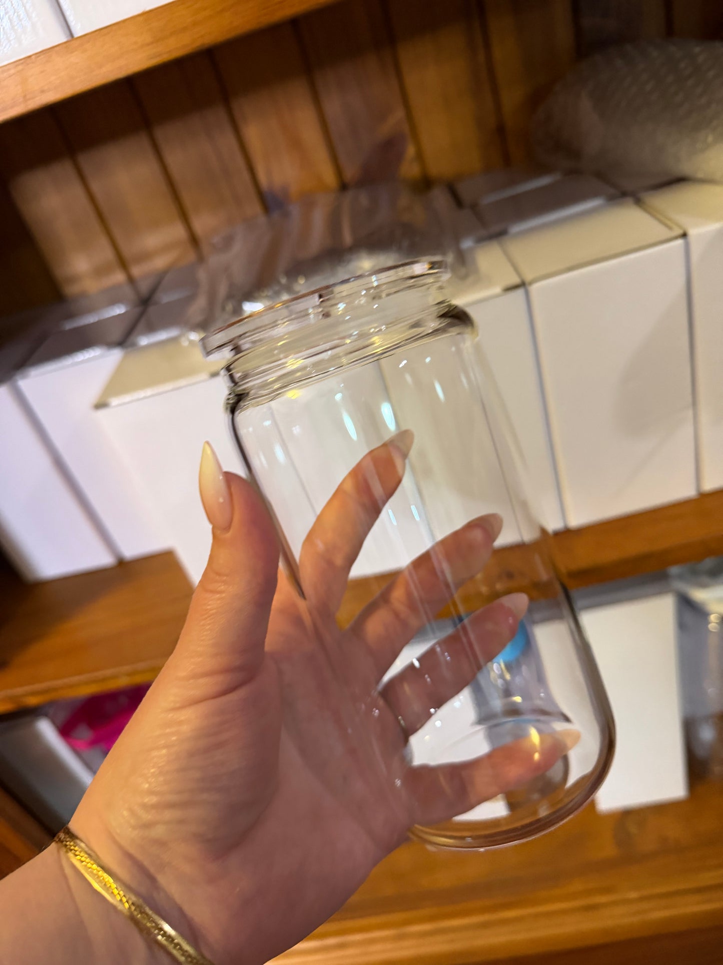 Blank Glass 16oz Tumbler