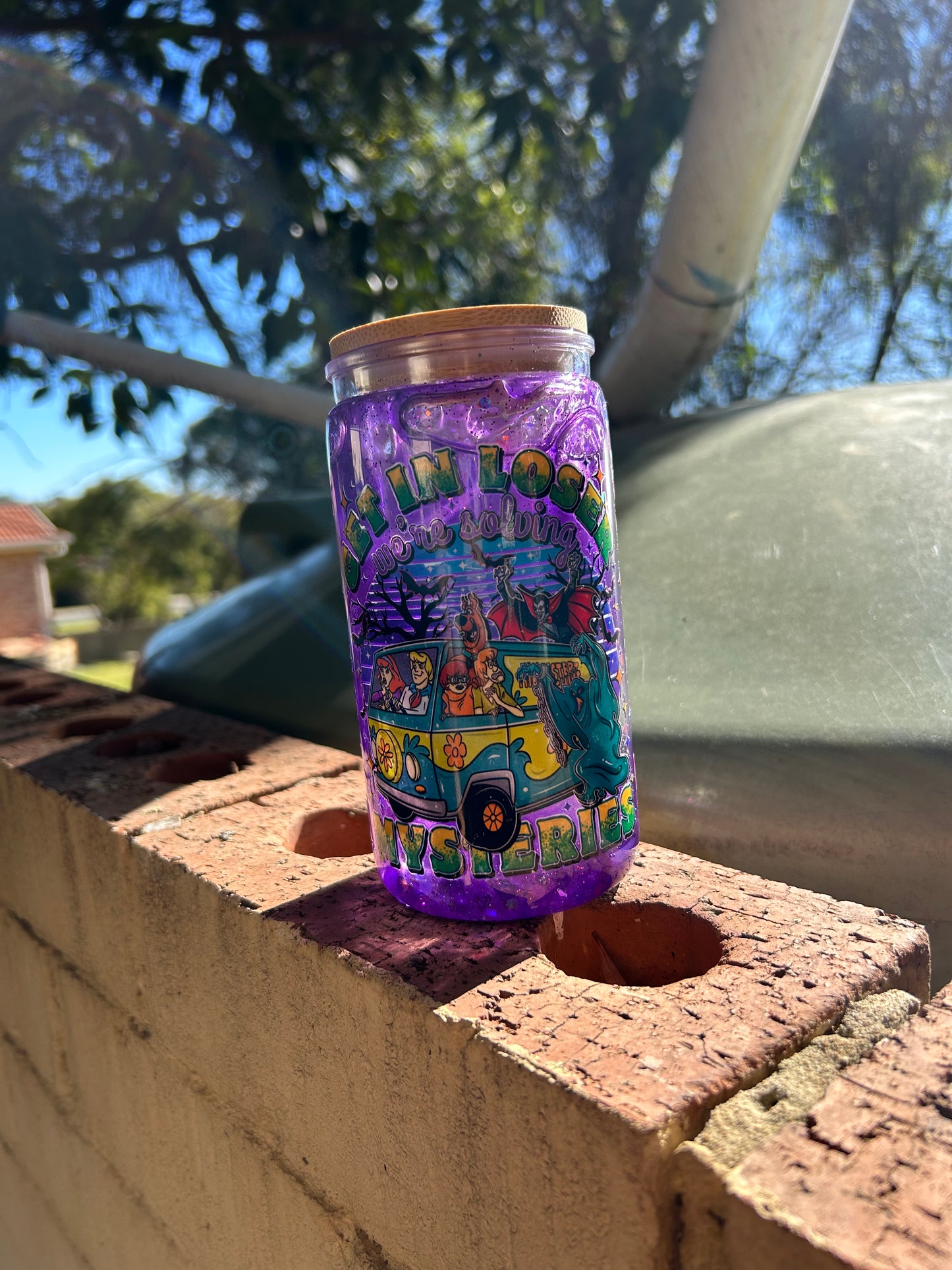ScoobyDoo Lava Drip Acrylic Snowglobe Tumbler