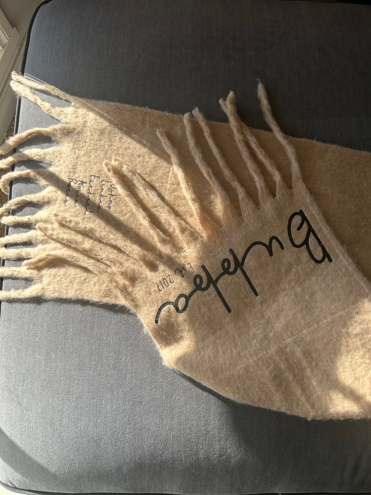 Personalised scarf