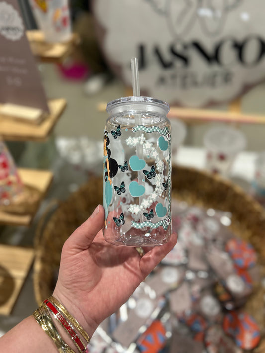 Princess Jasmine Acrylic Tumbler W/lid & straws