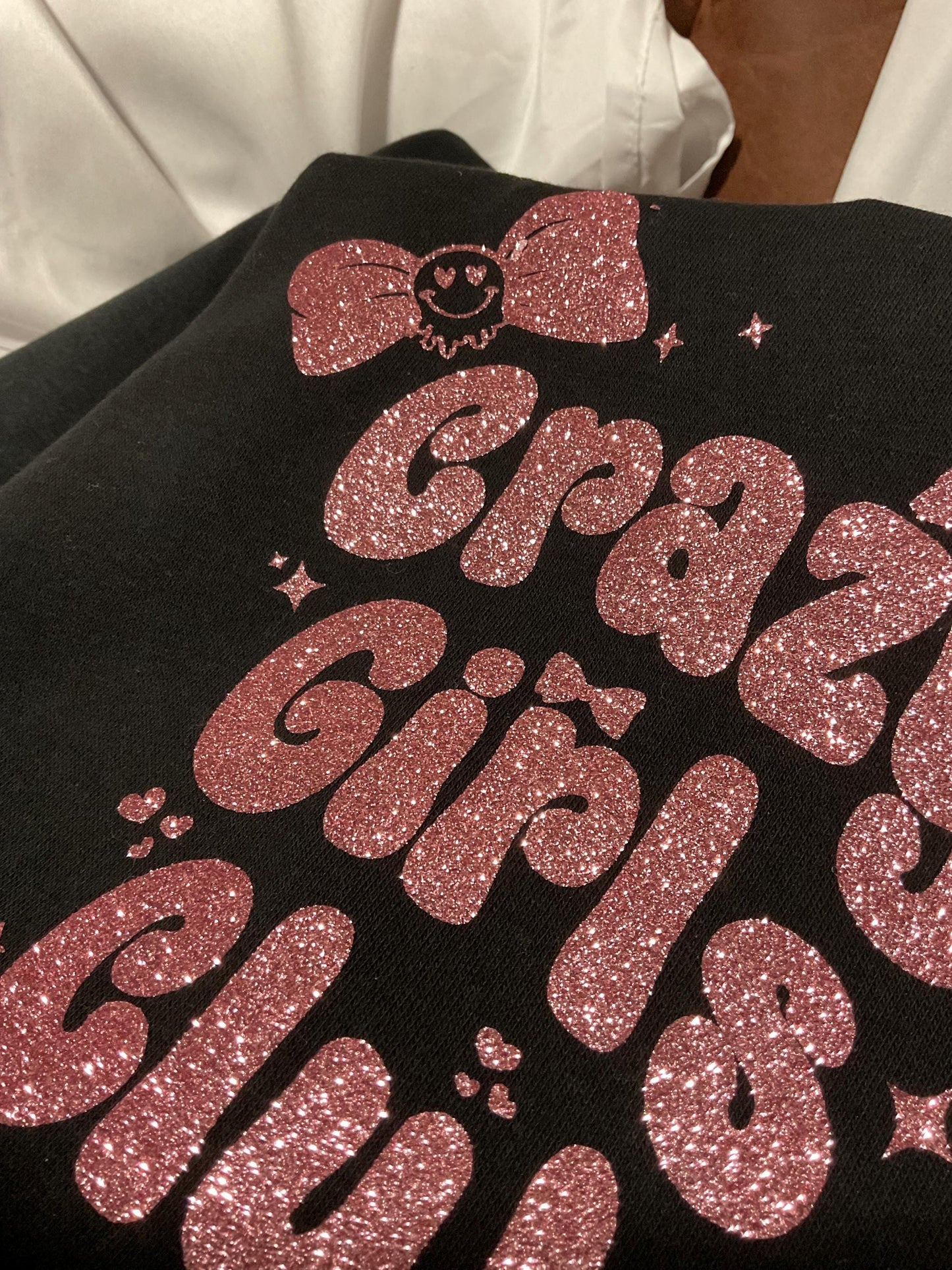 Crazy Club Matching kids and mum Mother’s Day sweatshirt - Mother of Mayhem, MoM, family matching jumpers crewneck personalised mum gift