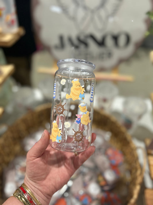 Vintage Pooh Acrylic Tumbler w/lid & straw