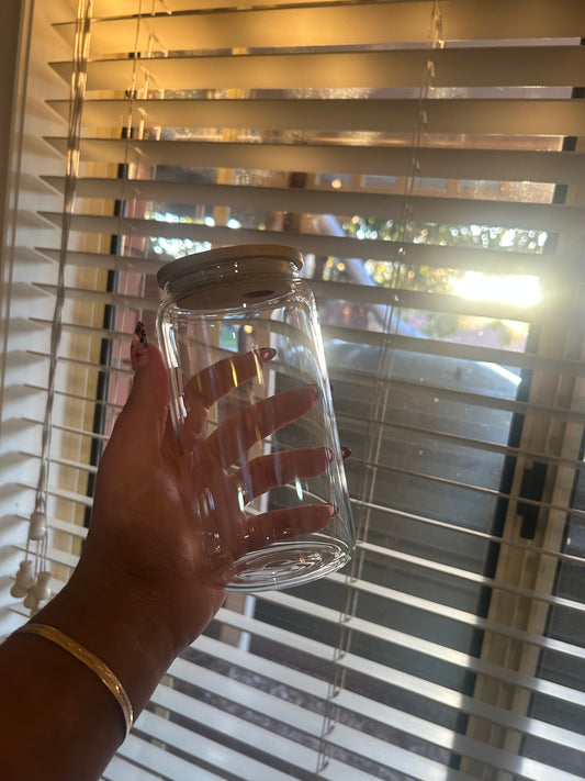 Custom 16oz Glass Cup