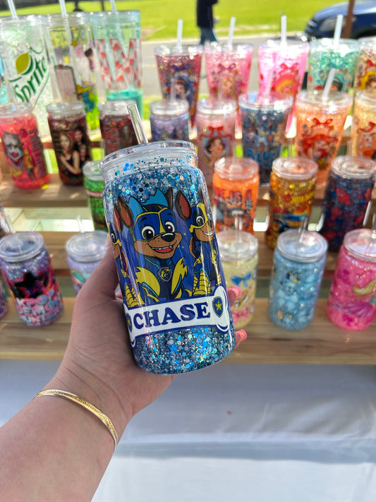 Chase - Double Walled Acrylic Cup W/ lid & straw