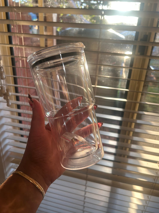 Custom 16oz Acrylic Bevelled Snowglobe