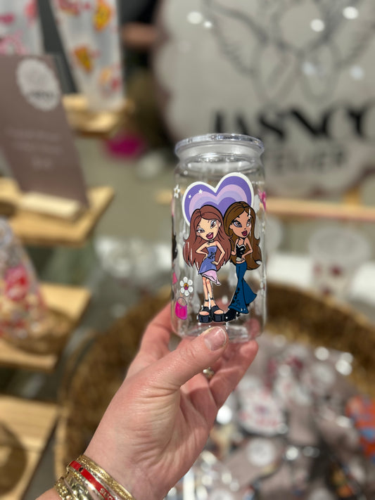 Acrylic Bratz Tumbler w/lid & straw